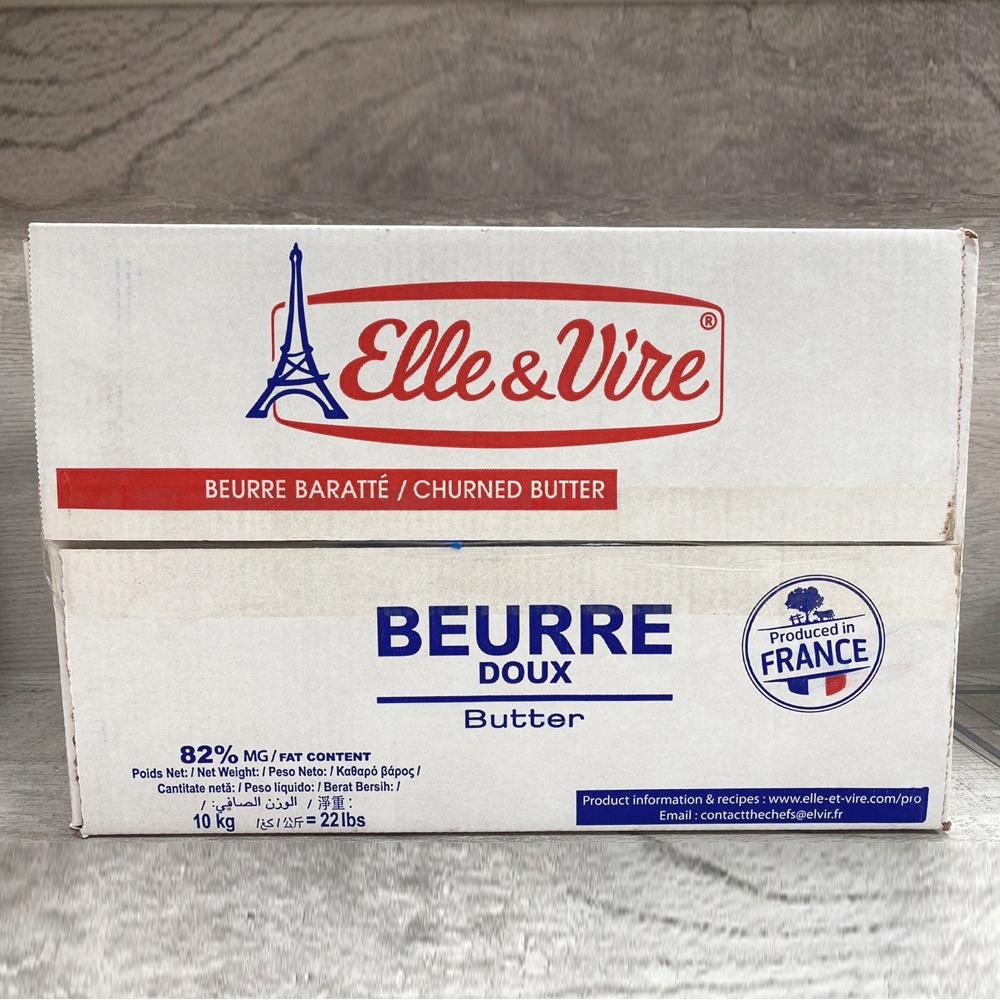 【柚子烘焙材料】法國 Elle&Vire愛樂薇 發酵無鹽奶油 原裝 10kg/箱 法國愛樂薇 發酵奶油 無鹽奶油 烘焙-細節圖3