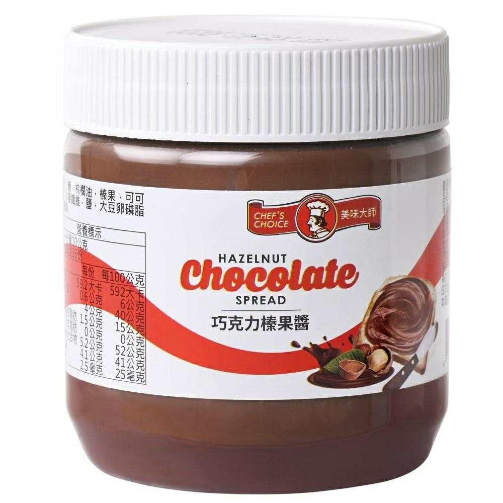 【柚子烘焙材料】美味大師 巧克力醬 巧克力榛果醬 巧克力榛果雙色醬 350g 巧克力 榛果雙色醬 果醬 抹醬 進口果醬-細節圖2