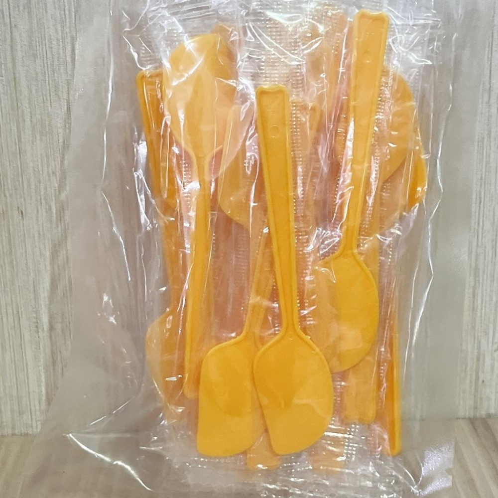 【柚子烘焙材料】彩色布丁匙 100入/20入 單支獨立包裝 甜點湯匙 馬卡龍繽紛布丁匙 果凍匙 冰淇淋湯匙 免洗湯匙-細節圖3