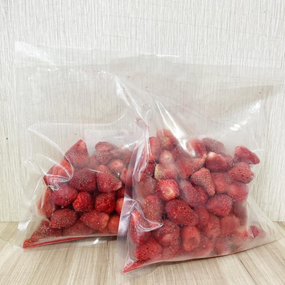 【柚子烘焙材料】韓國草莓凍乾 100g 分裝包 可直接當零食吃 南大門草莓脆 紅鑽凍乾 草莓乾 草莓 雪Q餅 草莓脆乾-細節圖3