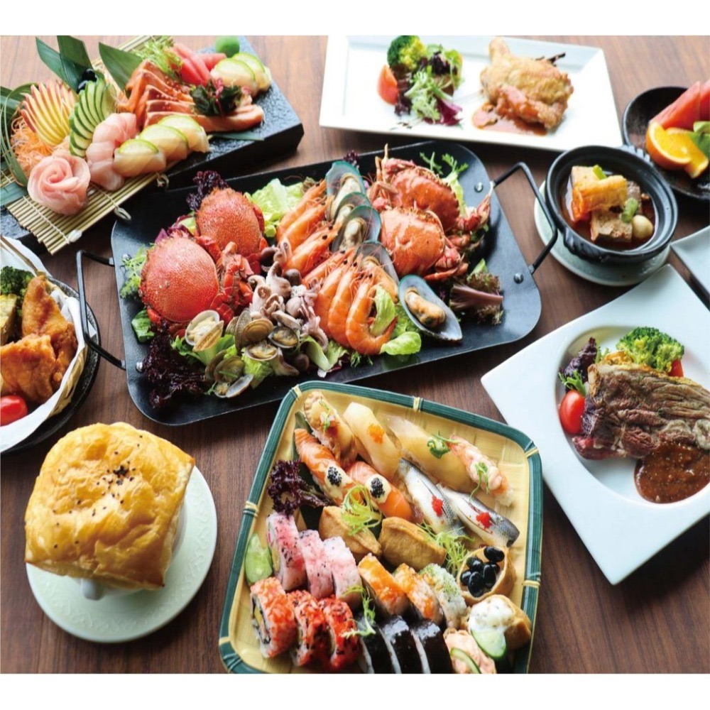 【Rock的家】台中清新溫泉渡假飯店 新采自助百匯餐廳/天地一家中餐廳 假日餐券  台中可面交-細節圖2