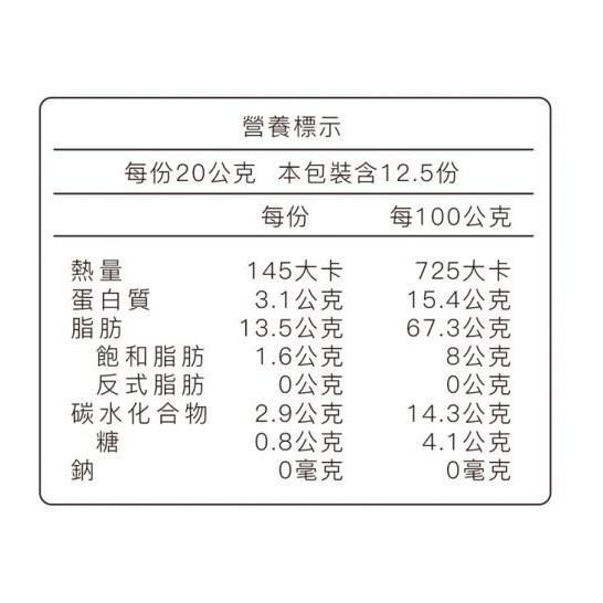 頂級無調味綜合堅果/腰果、杏仁果、核桃、胡桃、夏威夷果、松子/1入(250g/包)-細節圖5