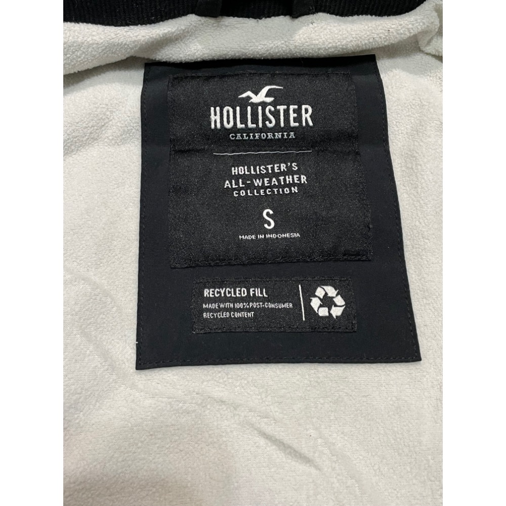 HOLLISTER 秋冬連帽外套 內抓絨 女 二手 古著-細節圖4