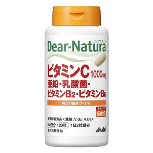 朝日 千品爵代購 「免運 馬上領取30$折價券」Asahi Dear-Natura 維他命C・B群・鋅・乳酸菌 60