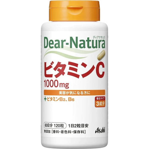 朝日 千品爵代購 「免運 馬上領取30$折價券」Asahi朝日 Dear Natura 維他命C 60日量 含維他命B