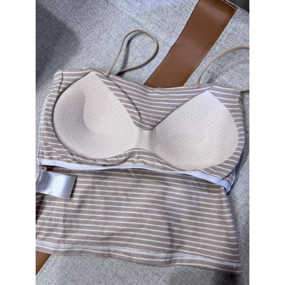 結束營業現貨出清❣️玖月。September❣️ 正韓 春夏必備單品細肩平口罩杯小可愛 2403B01-細節圖7