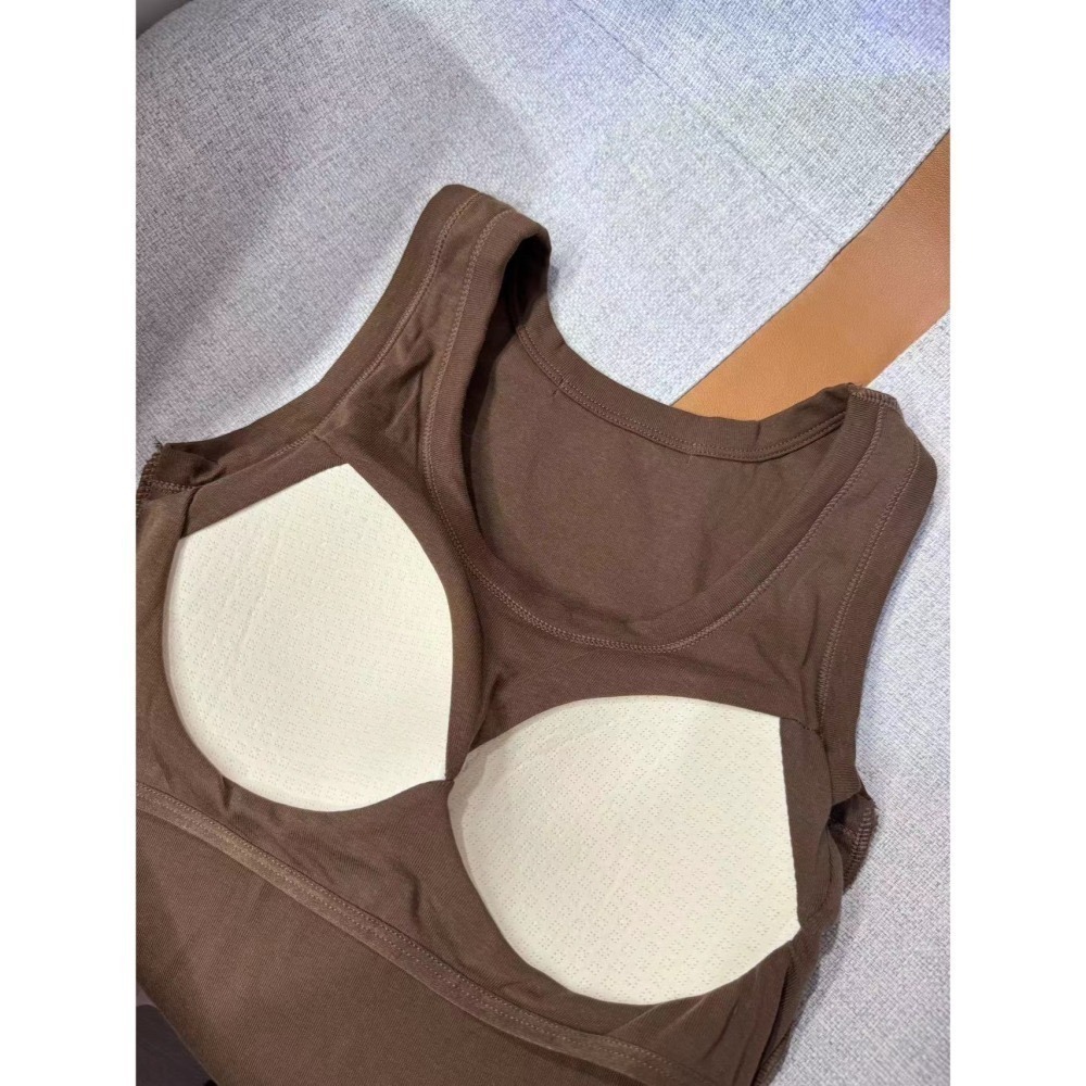 ❣️玖月。September❣️ 正韓 春夏必備單品基本色系U領罩杯背心 出清特價 現貨 2403B02-細節圖6