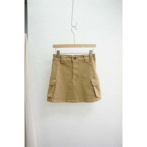 ❣️玖月。September❣️ 正韓 口袋工裝褲裙 預購/現貨綠M 黑L 2404A02