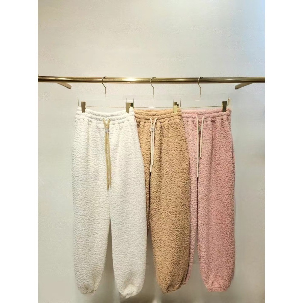 結束營業現貨出清❣️玖月。September❣️正韓 暖暖QQ羔羊毛 鬆緊休閒長褲 2412B05-細節圖9