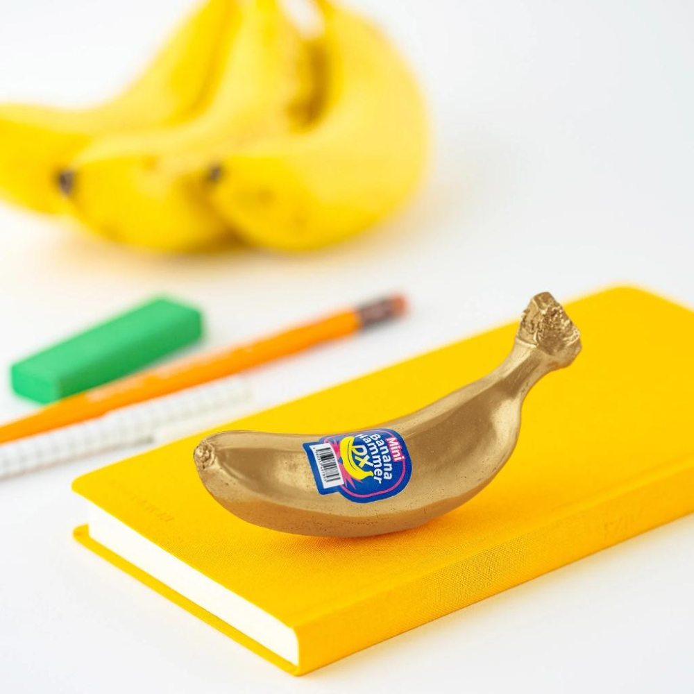 HOBO日手帳週邊 迷你香蕉銅錘  ミニバナナハンマーDX 錘子香蕉 紙鎮-細節圖2