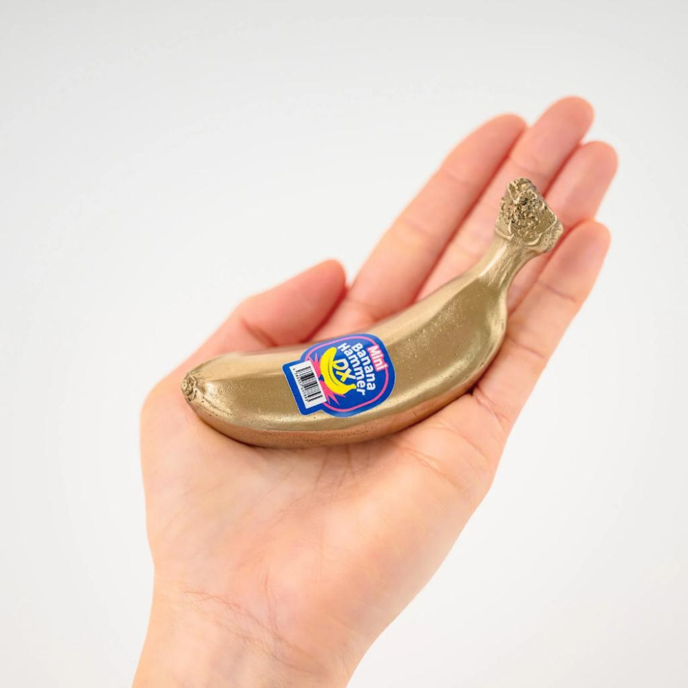 HOBO日手帳週邊 迷你香蕉銅錘  ミニバナナハンマーDX 錘子香蕉 紙鎮-細節圖3