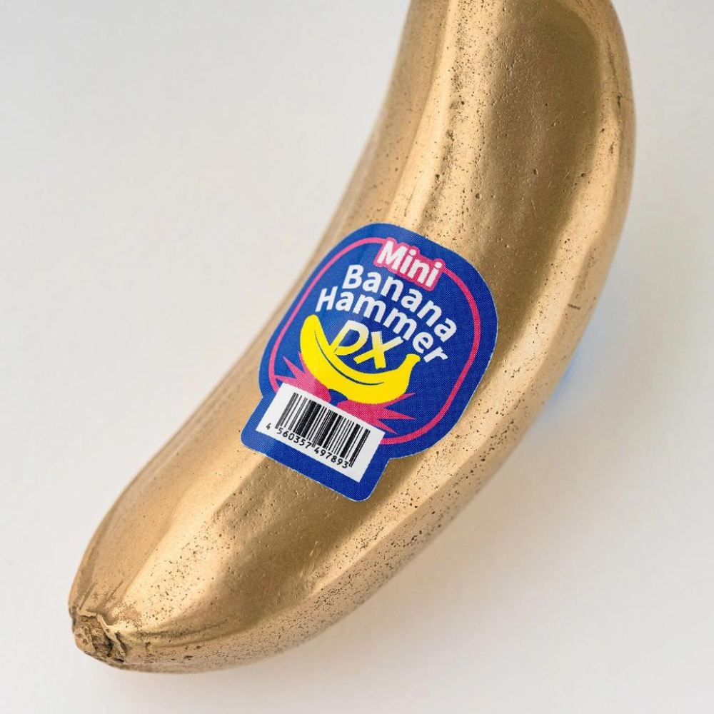 HOBO日手帳週邊 迷你香蕉銅錘  ミニバナナハンマーDX 錘子香蕉 紙鎮-細節圖4