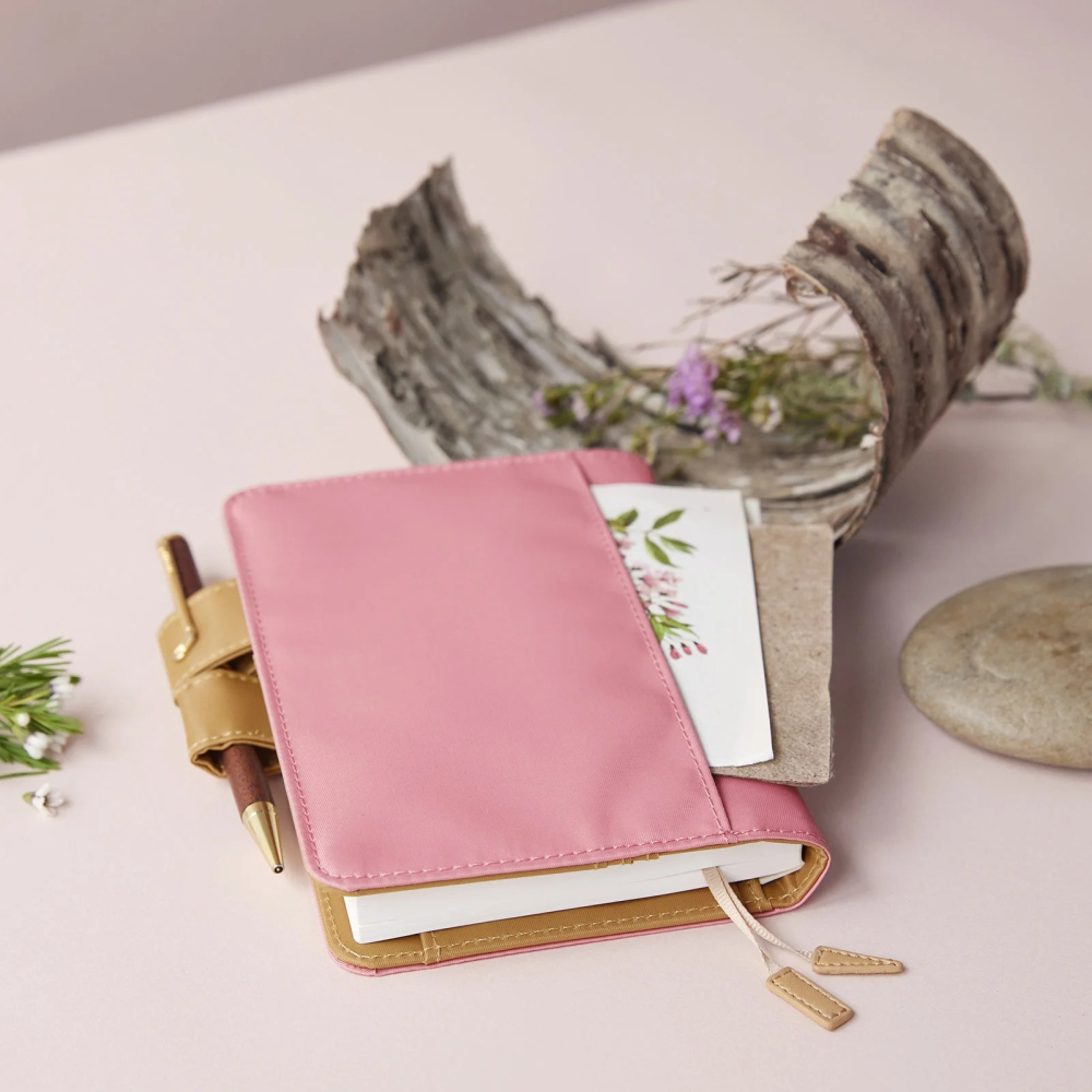 【預購】HOBO日手帳外皮 A6文庫本 櫻並木 櫻花粉 純色系列 書皮 書衣 Hobonichi HOBO手帳-細節圖4