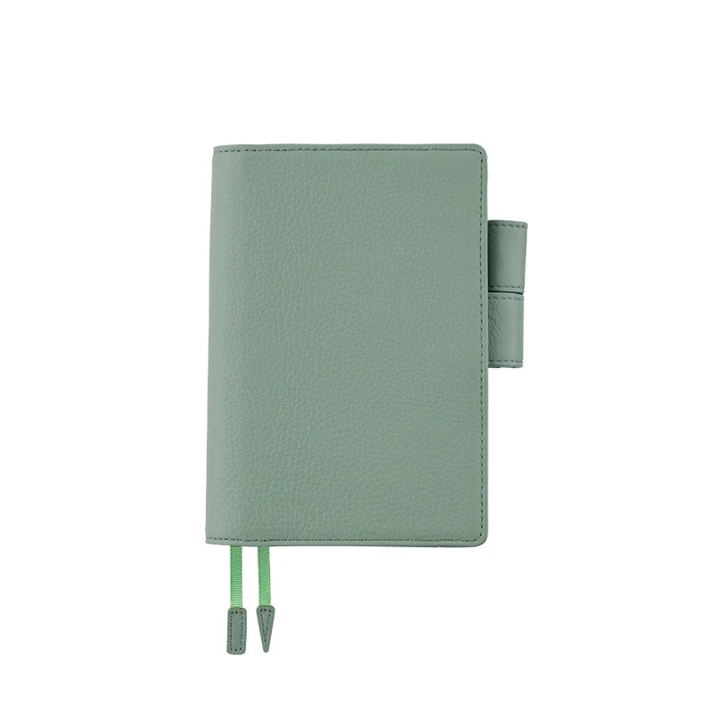 【預購】HOBO日手帳外皮 A6文庫本 Water green 牛皮書衣 水綠色 牛革 書皮 Hobonichi-規格圖11
