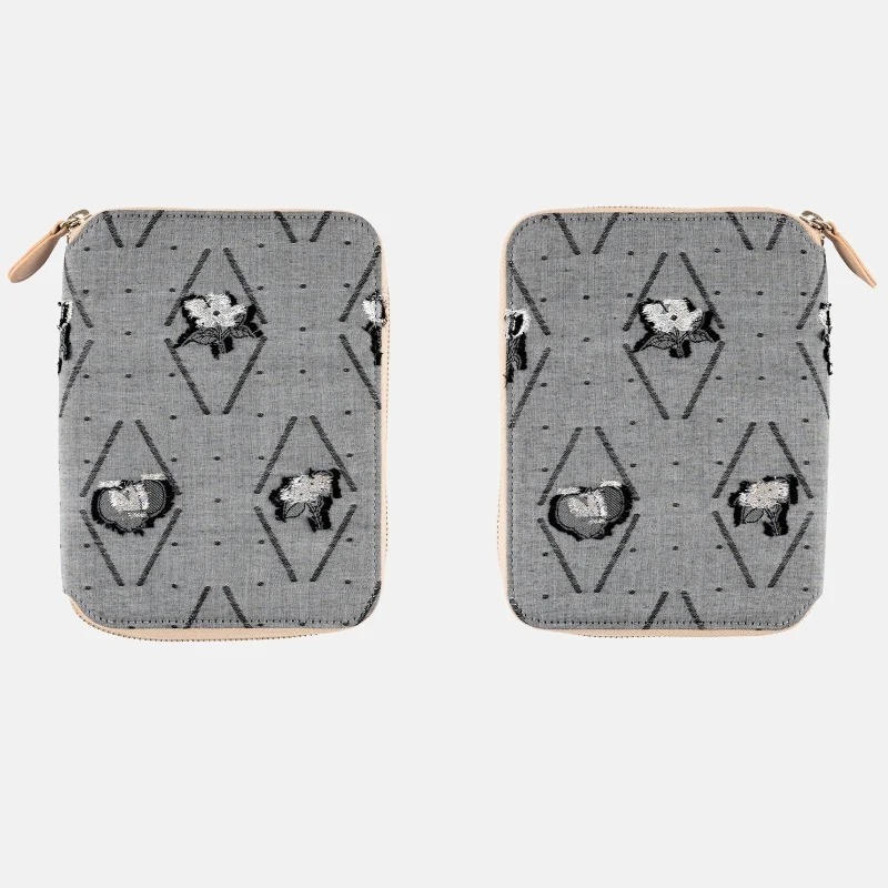 【預購】HOBO日手帳外皮 A6文庫本 PYT - Tokyo in bloom/rabbits 書皮 書衣 拉鍊包-細節圖6