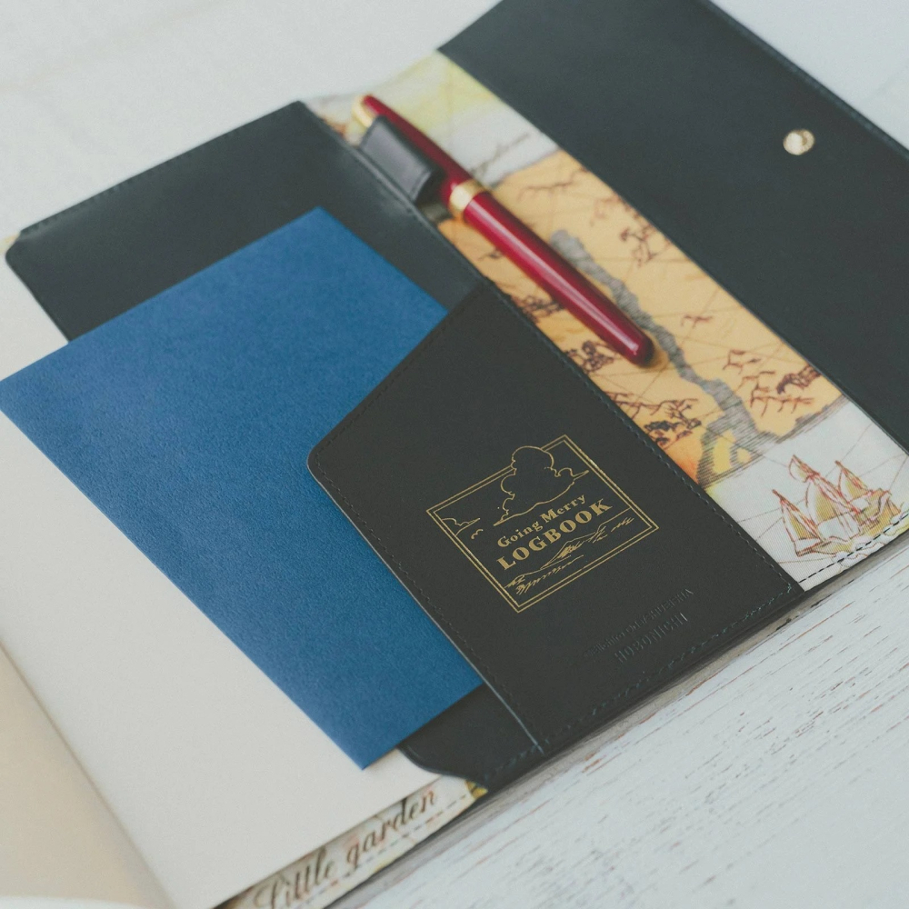 【預購】HOBO日手帳外皮 A5大本 ONE PIECE 前進梅莉號航海日誌海賊王Going Merry LOGBOOK-細節圖5