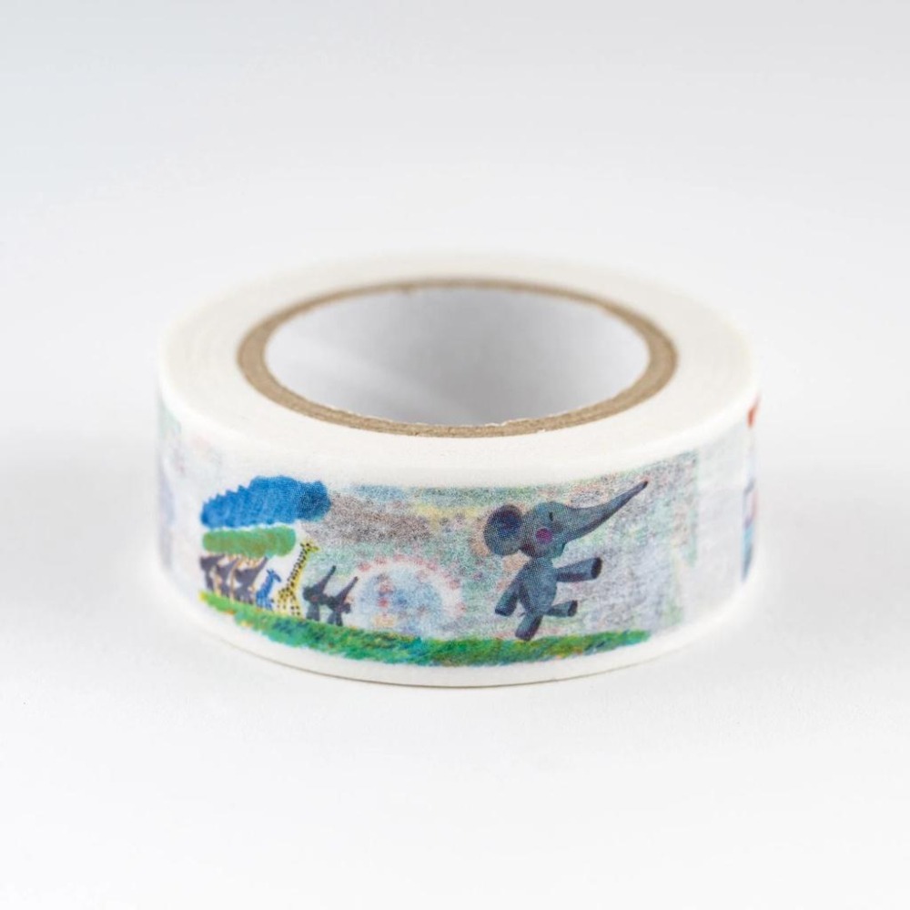 [現貨]HOBO日手帳週邊 古倫巴幼兒園 和紙膠帶 堀內誠一 Hobonichi 2023年新款-細節圖4