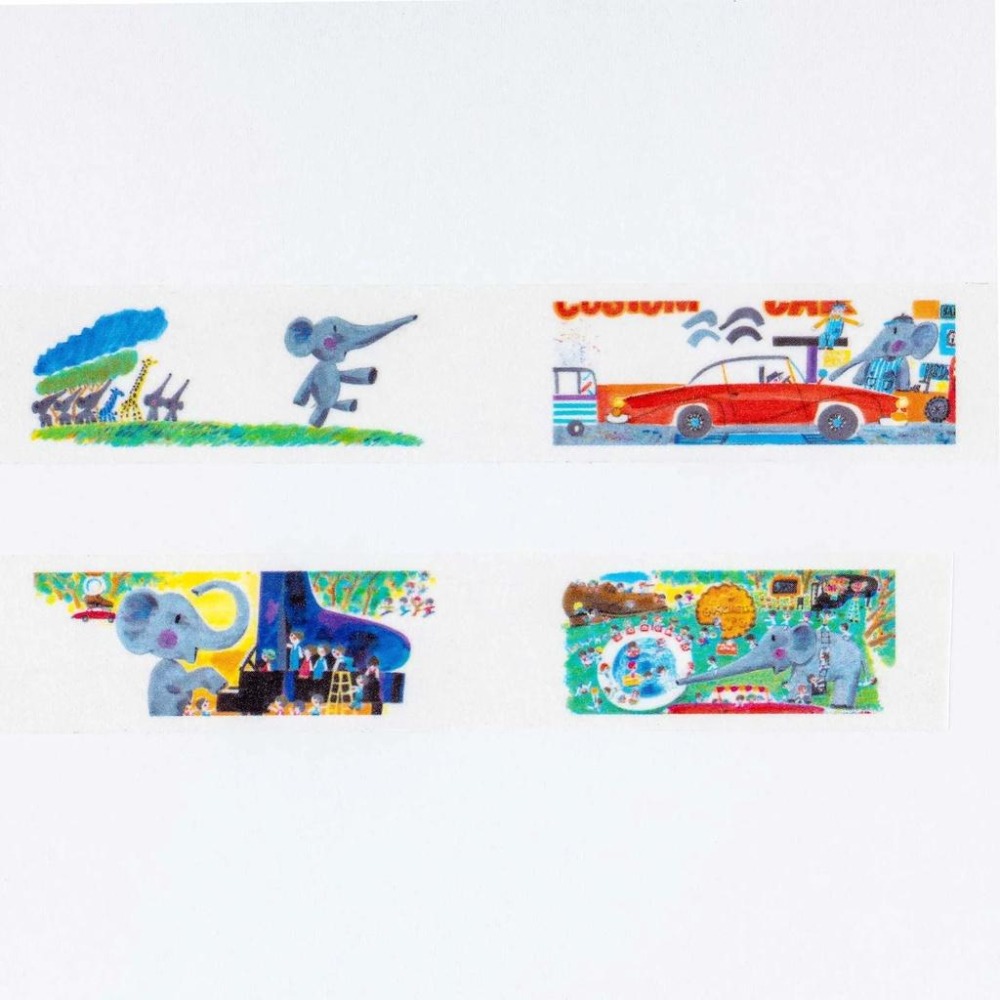 [現貨]HOBO日手帳週邊 古倫巴幼兒園 和紙膠帶 堀內誠一 Hobonichi 2023年新款-細節圖5