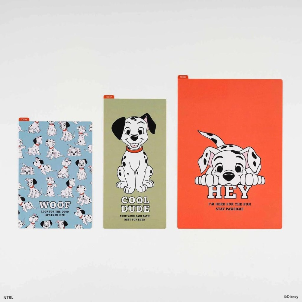 【現貨】HOBO日 墊板尺 101忠狗 迪士尼 (A6/A5/Weeks三種尺寸) 手帳週邊 Disney-細節圖2