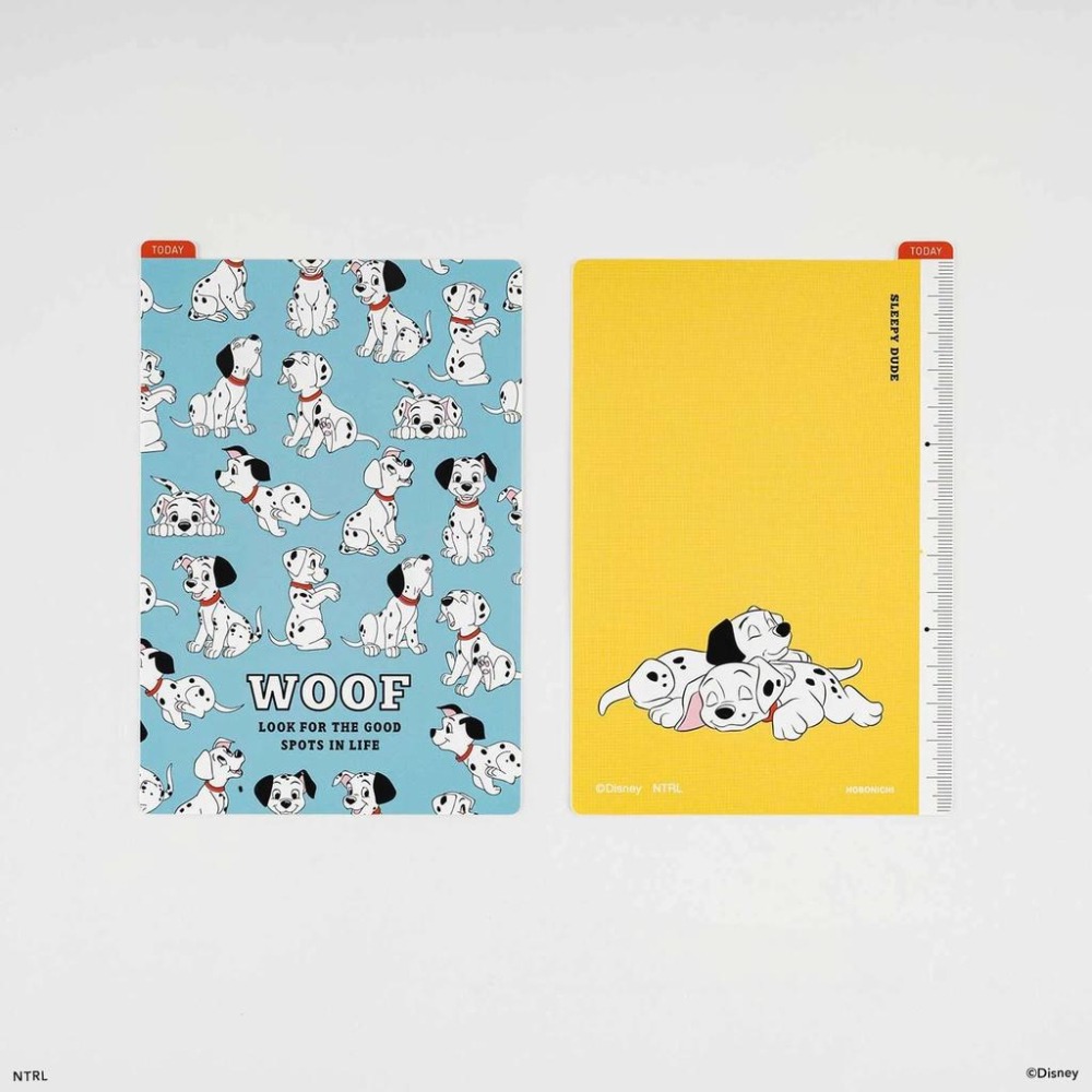 【現貨】HOBO日 墊板尺 101忠狗 迪士尼 (A6/A5/Weeks三種尺寸) 手帳週邊 Disney-細節圖4
