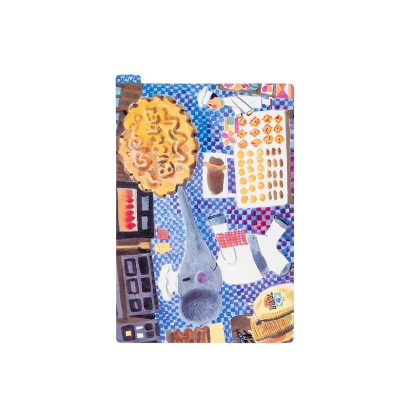 【現貨】HOBO日 墊板尺 古倫巴幼兒園 堀內誠一 西內南 (A6/A5/Weeks三種尺寸) 手帳週邊-規格圖9