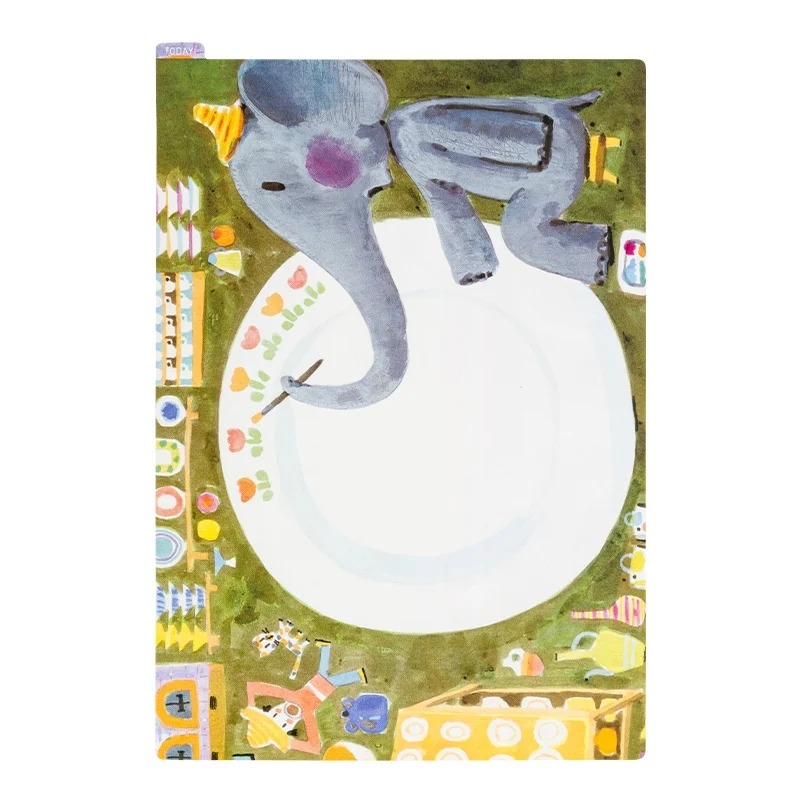 【現貨】HOBO日 墊板尺 古倫巴幼兒園 堀內誠一 西內南 (A6/A5/Weeks三種尺寸) 手帳週邊-規格圖9