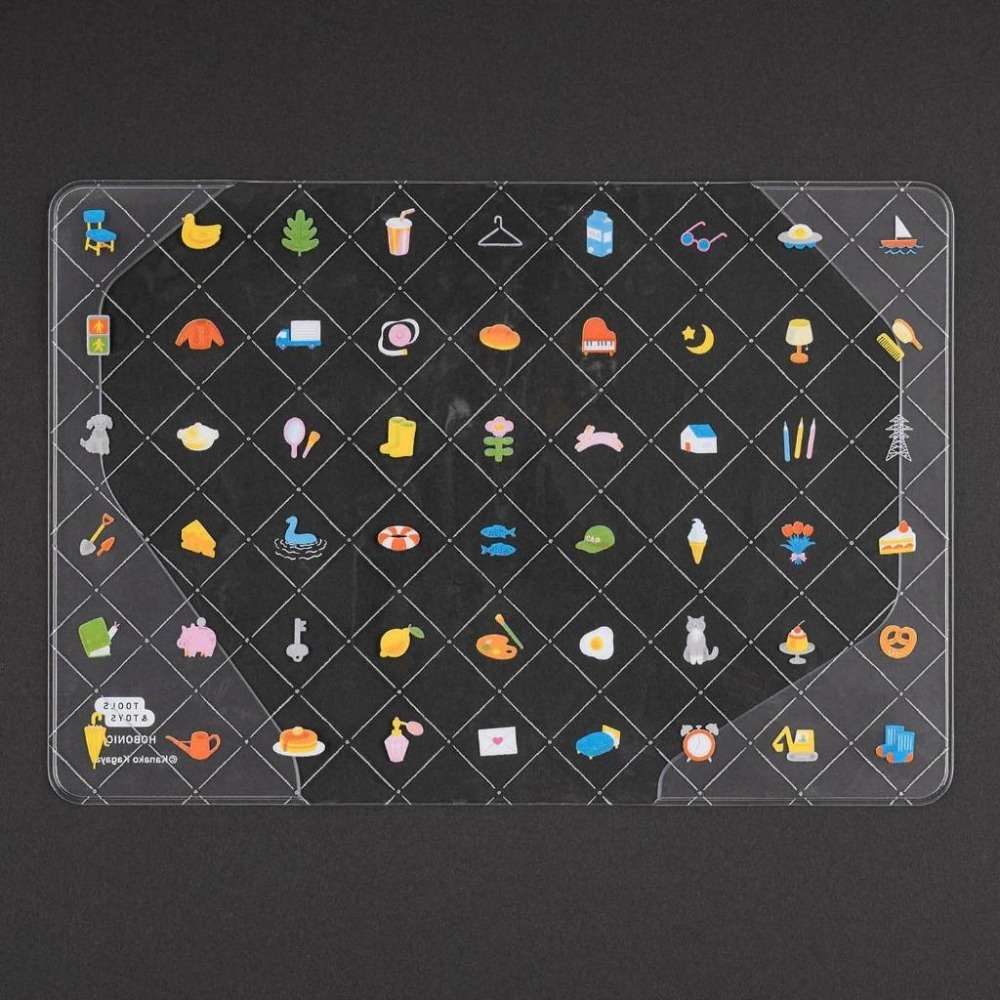 【現貨】HOBO日手帳週邊 A6 Cover on Cover 加賀谷奏子 熟悉的景色 (圖案印花透明書套保護套)-細節圖4