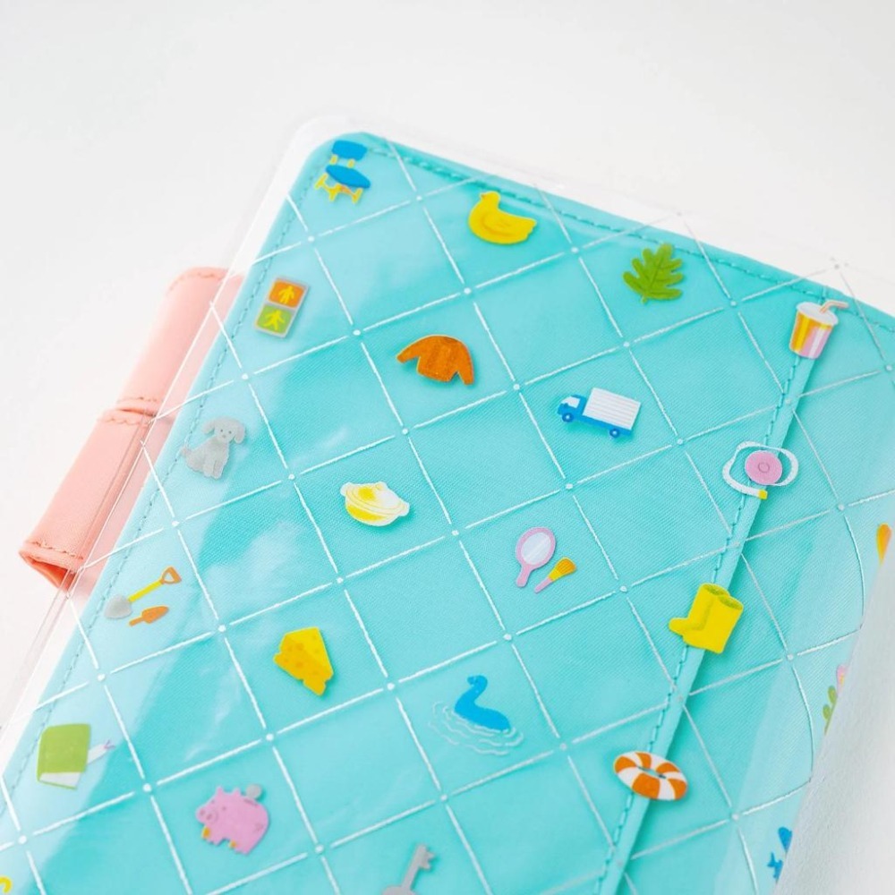 【現貨】HOBO日手帳週邊 A6 Cover on Cover 加賀谷奏子 熟悉的景色 (圖案印花透明書套保護套)-細節圖5