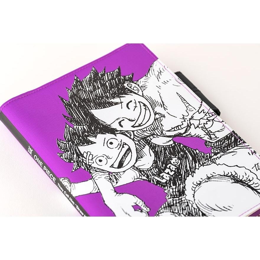 【現貨】HOBO日手帳外皮 A5大本 ONE PIECE 草帽小子魯夫 PURPLE 海賊王 航海王 書皮 書衣-細節圖10