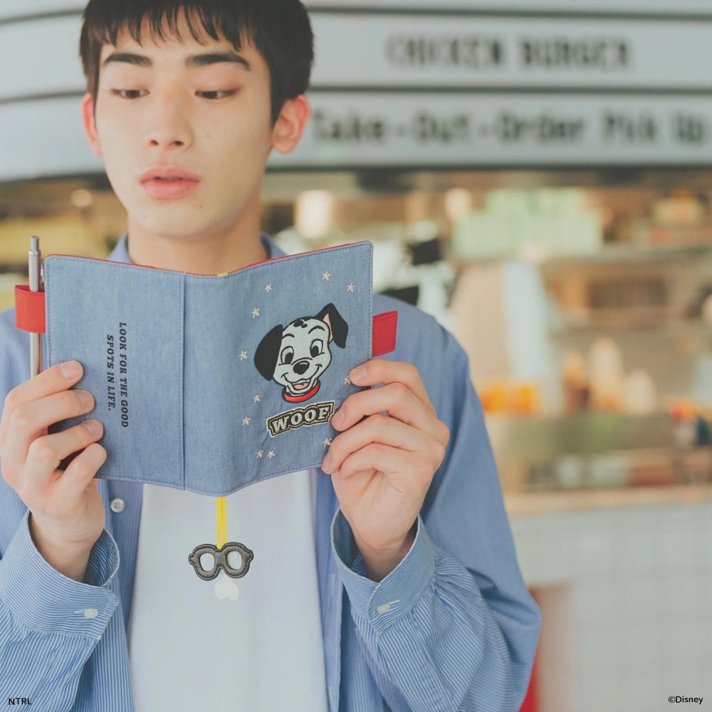 【現貨】HOBO日手帳外皮 A6文庫本 WOOF 101忠狗 迪士尼 Disney 書皮 書衣 Hobonichi-細節圖5