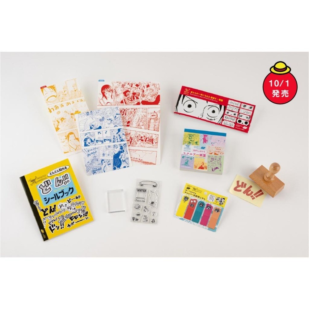 【現貨】HOBO日 ONE PIECE 咚!! 貼紙簿 漫畫背景音效 狀聲詞貼紙 海賊王 航海王 手帳週邊-細節圖7