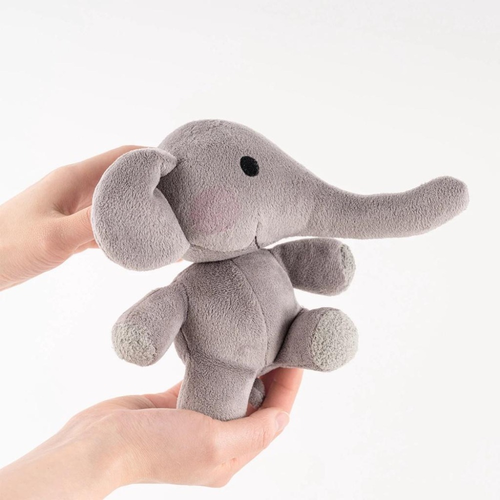 【現貨】HOBO日手帳週邊 古倫巴幼兒園 大象絨毛玩偶 堀內誠一 Hobonichi-細節圖4