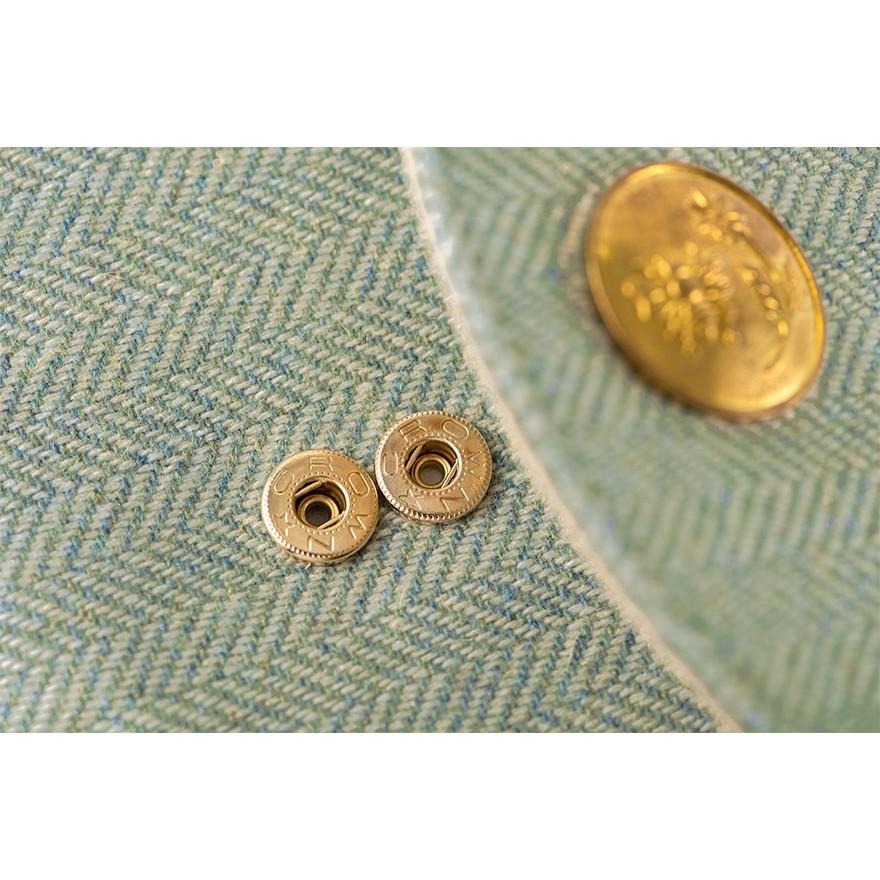 【預購】HOBO五年手帳專用書衣 A5大本 英格蘭黃銅鈕扣包 Search & Collect 人字紋粗花呢 5年手帳-細節圖7