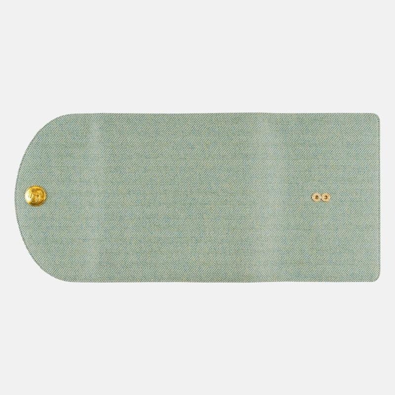 【預購】HOBO五年手帳專用書衣 A5大本 英格蘭黃銅鈕扣包 Search & Collect 人字紋粗花呢 5年手帳-細節圖9