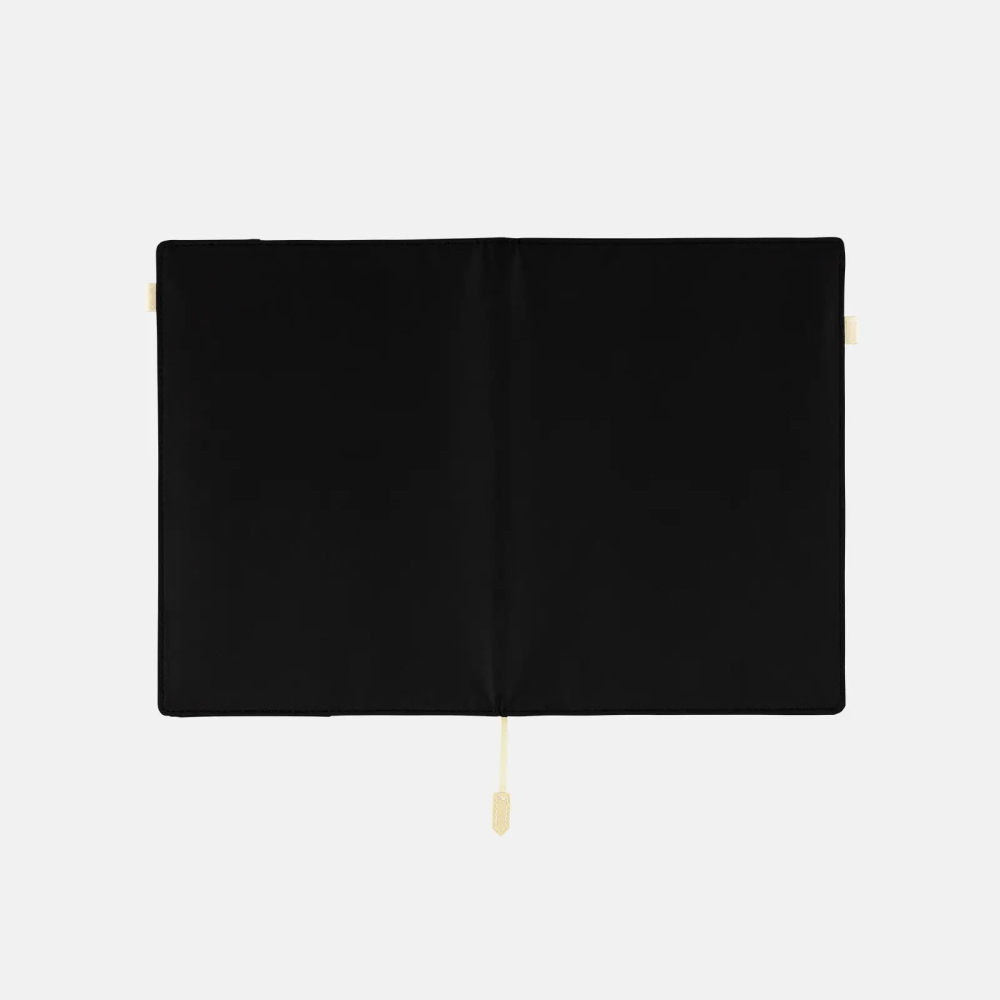 【預購】HOBO日手帳 dayfree專用 BS light 輕便書衣 A5大本 黑色-細節圖7