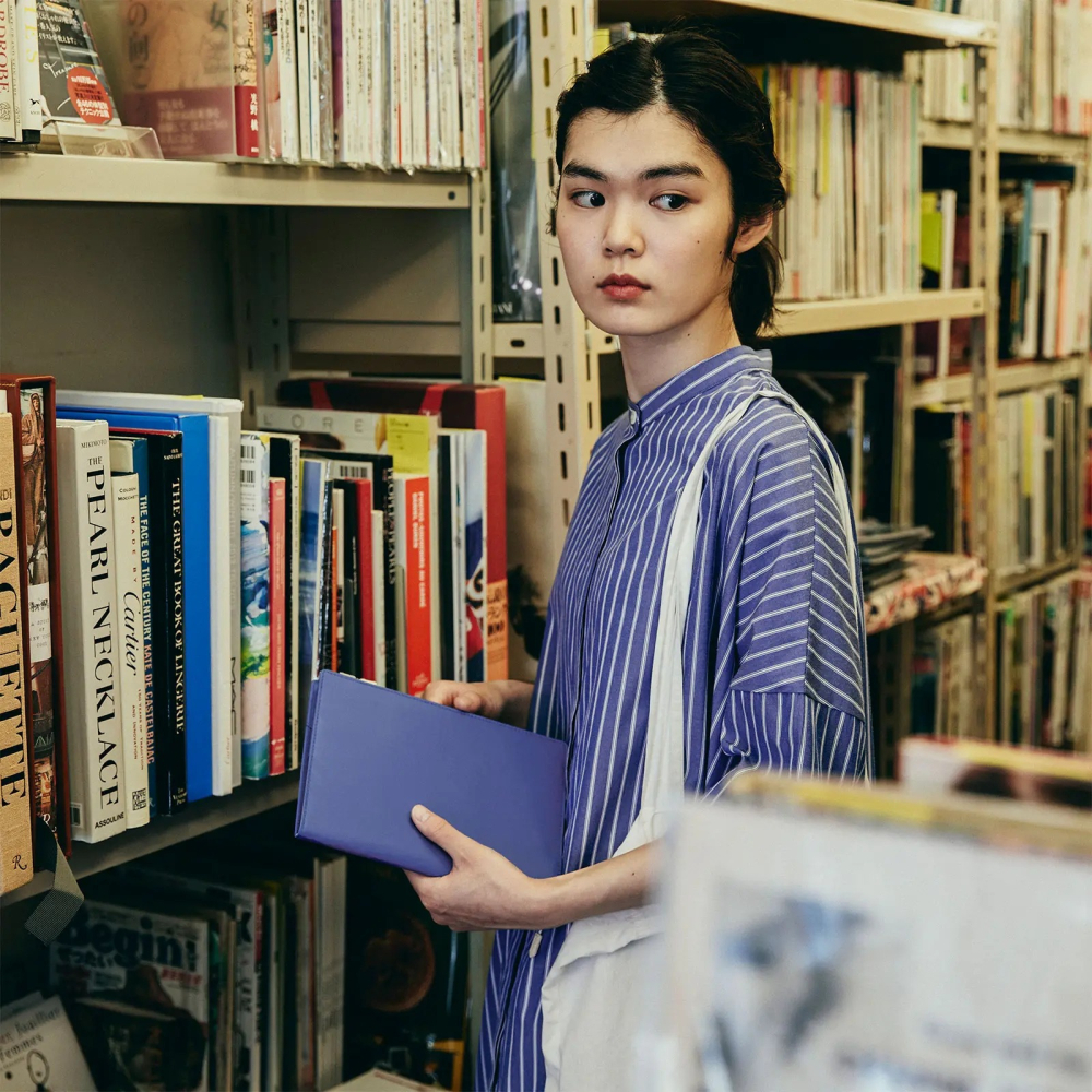 [現貨]HOBO日手帳 dayfree專用 BS light 輕便書衣 A5大本 藍色-細節圖3