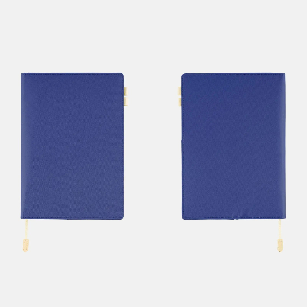 [現貨]HOBO日手帳 dayfree專用 BS light 輕便書衣 A5大本 藍色-細節圖6