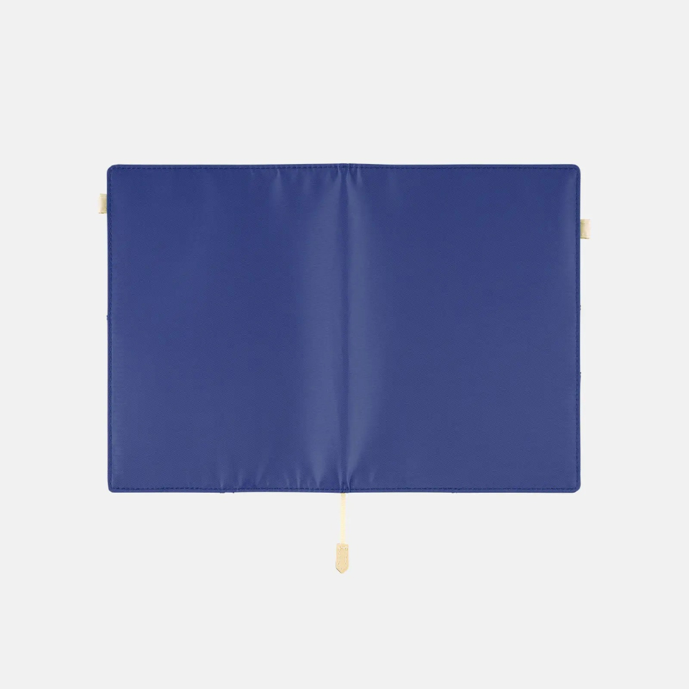 [現貨]HOBO日手帳 dayfree專用 BS light 輕便書衣 A5大本 藍色-細節圖7