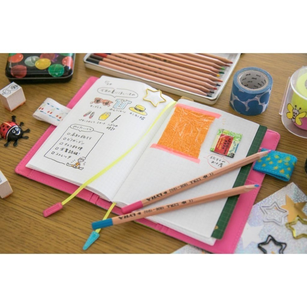 【預購】HOBO日手帳 方格筆記本 A6文庫本240頁/A5大本288頁 (3.7mm方眼格) 筆記 方眼格 本體-細節圖8