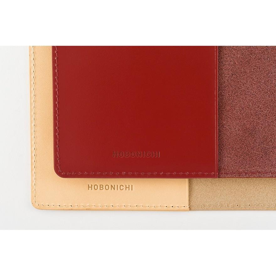 【預購】HOBO 五年手帳專用書衣 A5大本 牛革-紅色 (僅適用於5年手帳本體) HOBO手帳-細節圖11