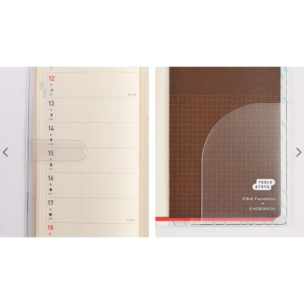 【現貨】HOBO日手帳週邊 Weeks Cover (透明套書套保護套) HOBONICHI-細節圖8