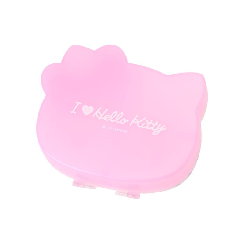 【現貨】日本三麗鷗 HELLO KITTY 大臉造型飾品盒/分格收納盒（I Love Hello Kitty）粉紅款-細節圖2