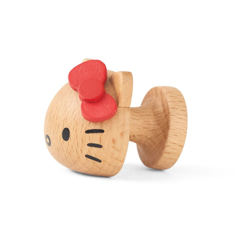 【現貨】日本三麗鷗 HELLO KITTY 木製磁性掛勾-細節圖2