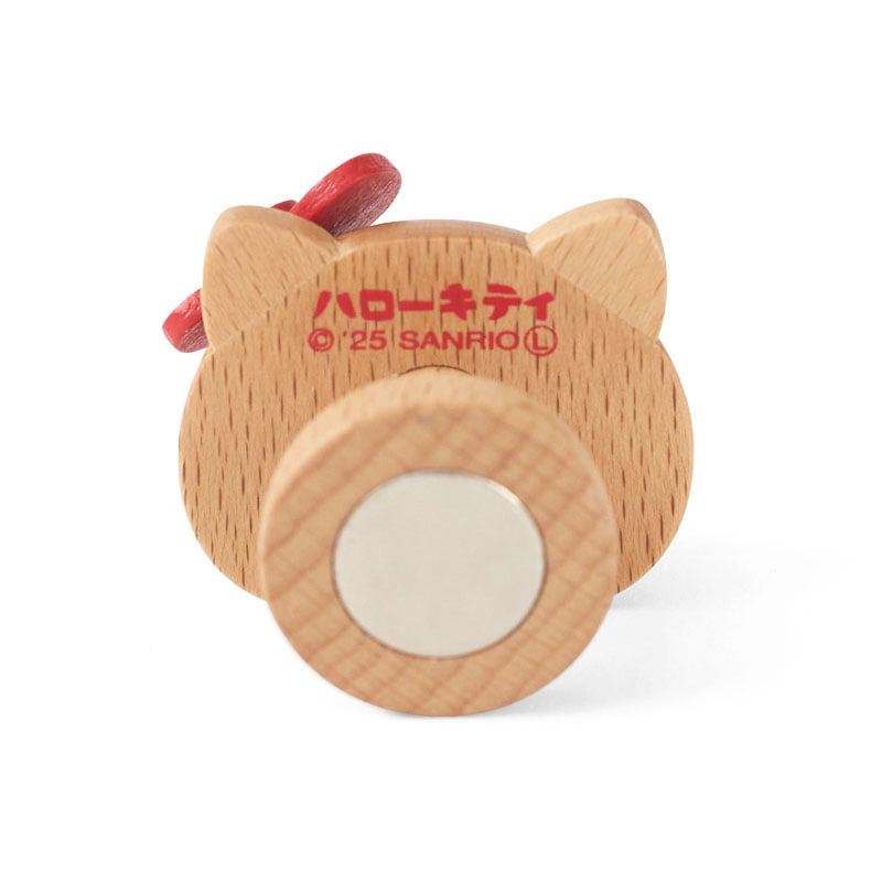 【現貨】日本三麗鷗 HELLO KITTY 木製磁性掛勾-細節圖3
