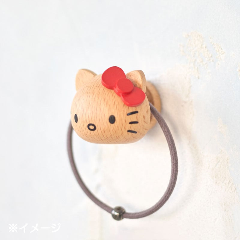 【現貨】日本三麗鷗 HELLO KITTY 木製磁性掛勾-細節圖5