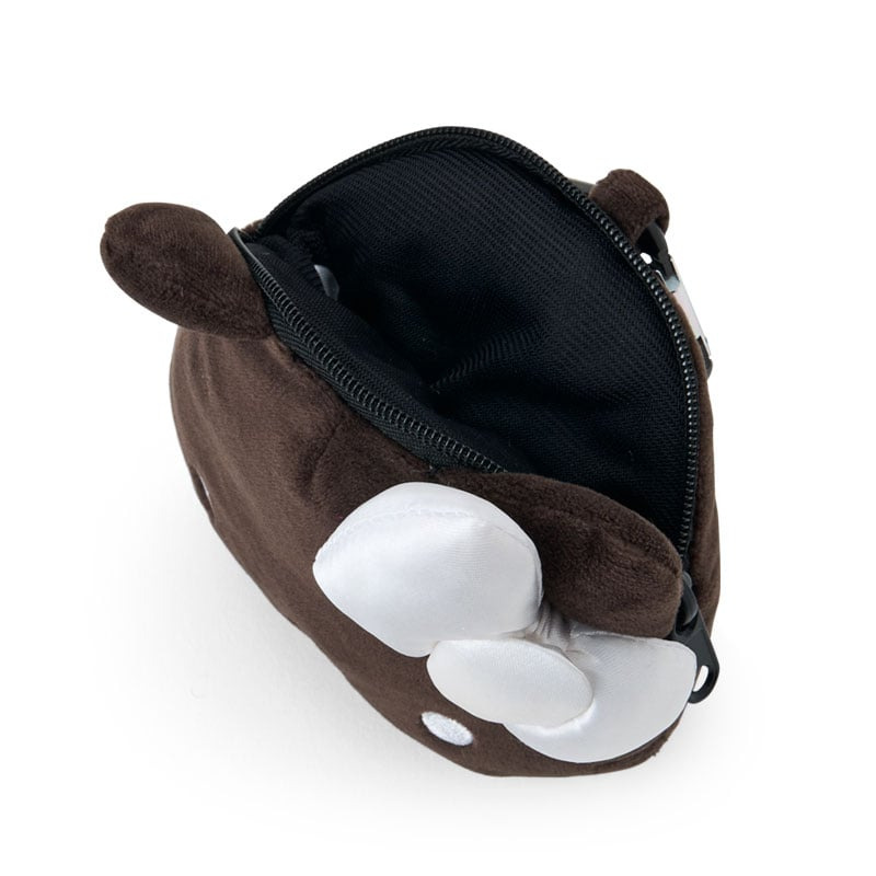 【現貨】日本三麗鷗 HELLO KITTY 愛心登山扣吊飾包-黑白款（モノクロ）愛心扣-細節圖3