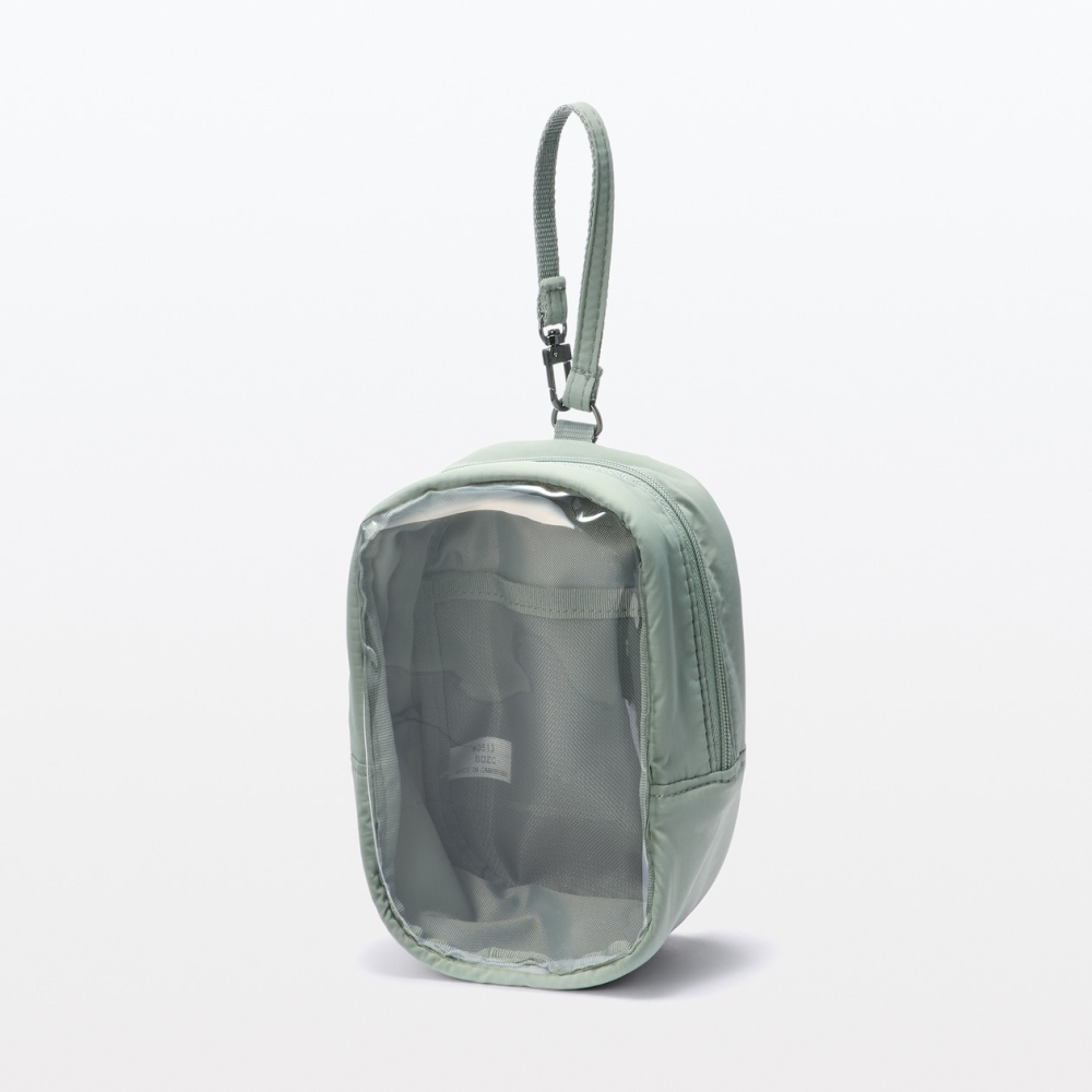 【現貨】日本 MUJI 無印良品吊掛展示收納包 苔綠 🧸可收納娃娃玩偶🧸-細節圖4