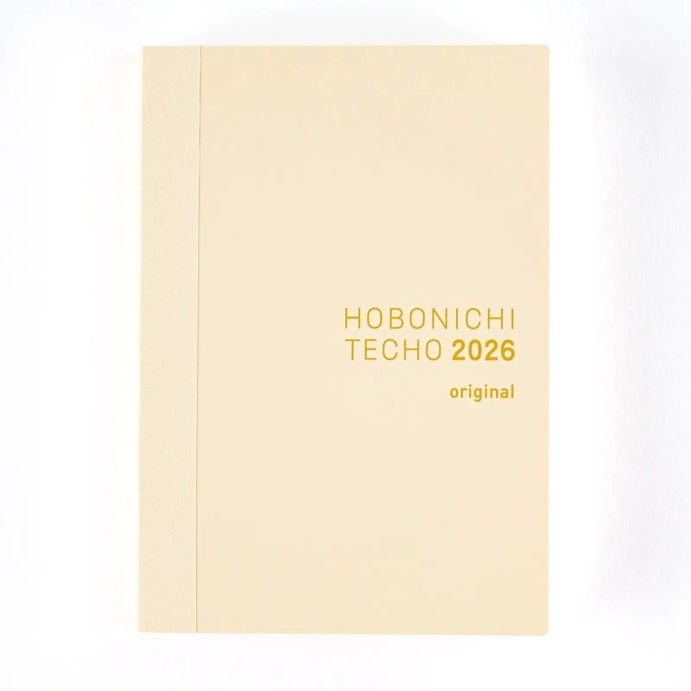 HOBO日手帳2026年本體(內頁) A6文庫本 Original (英文版 週一起始)❗️官網機器人紙鎮已贈完❗️-細節圖2