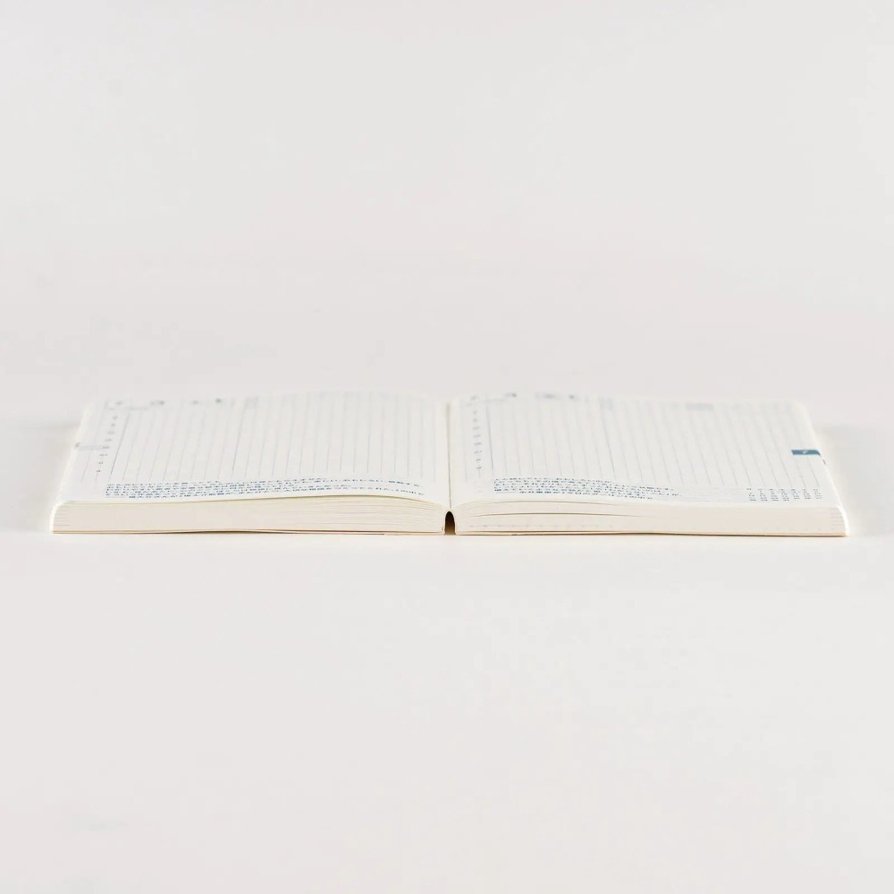 【現貨】HOBO日手帳2026年本體(內頁) A6文庫本 DayFree (月曆+方格筆記 日文版 週一起始)贈三色筆-細節圖6