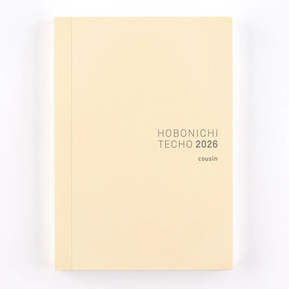 HOBO日手帳2026年本體(內頁) A5大本 Cousin (日文版 週一起始)❗️官網機器人紙鎮已贈完❗️-細節圖2